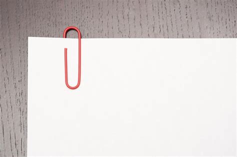 Using a Paperclip
