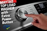 Utube Where Is Power Button On Maytag Top Loader Washer