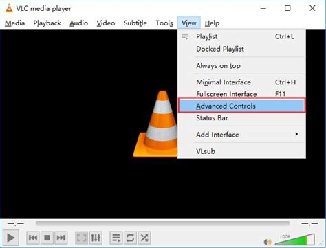 VLC Media Player Advance Controls