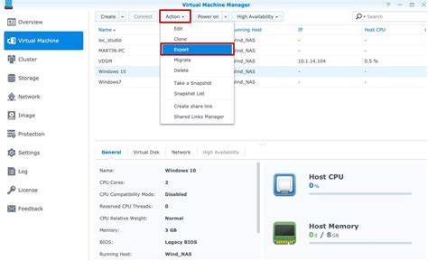 VMM Backup Dialog