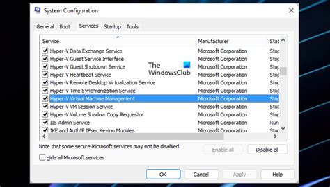 VMM Service Stopped