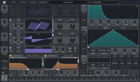 Ilustrasi VST Acoustic Instrument interface
