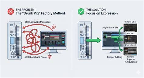 Ilustrasi cara kerja VST instrument