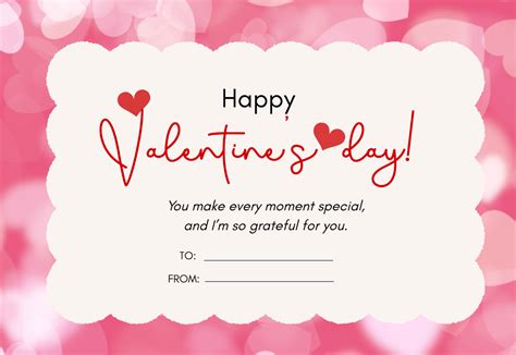 Valentine Card Templates