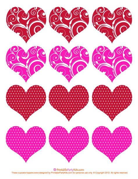Valentine Heart Printables Free