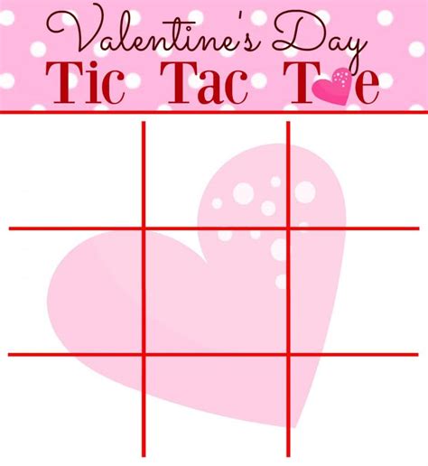 Valentine Tic Tac Toe Printable