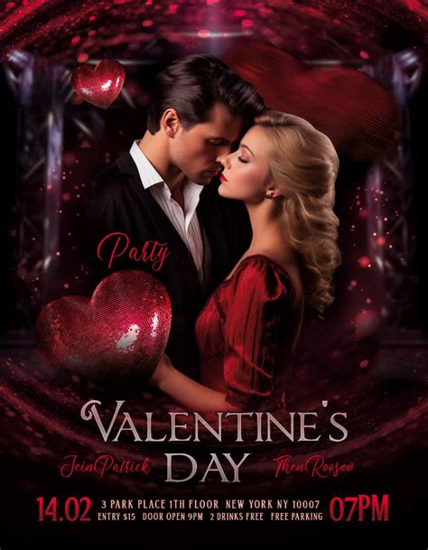 Valentines Day Flyer Template