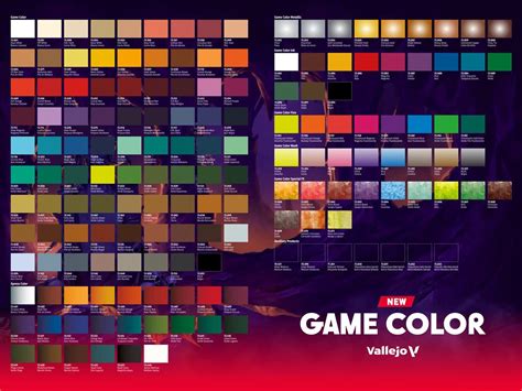 Vallejo Xpress Color Chart