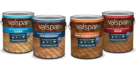 Valspar Stain Color Chart
