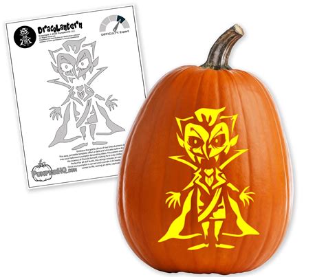 Vampire Pumpkin Carving Templates