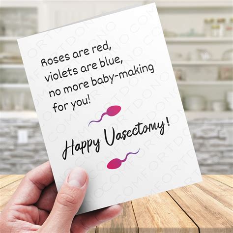 Vasectomy Card Printable