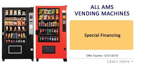 Vending Machine Financing Rates