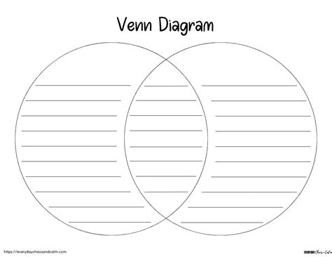 Venn Diagram Printable