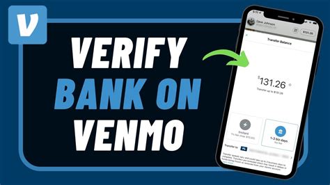 Verify Venmo bank account