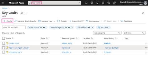 Verify key vault configuration