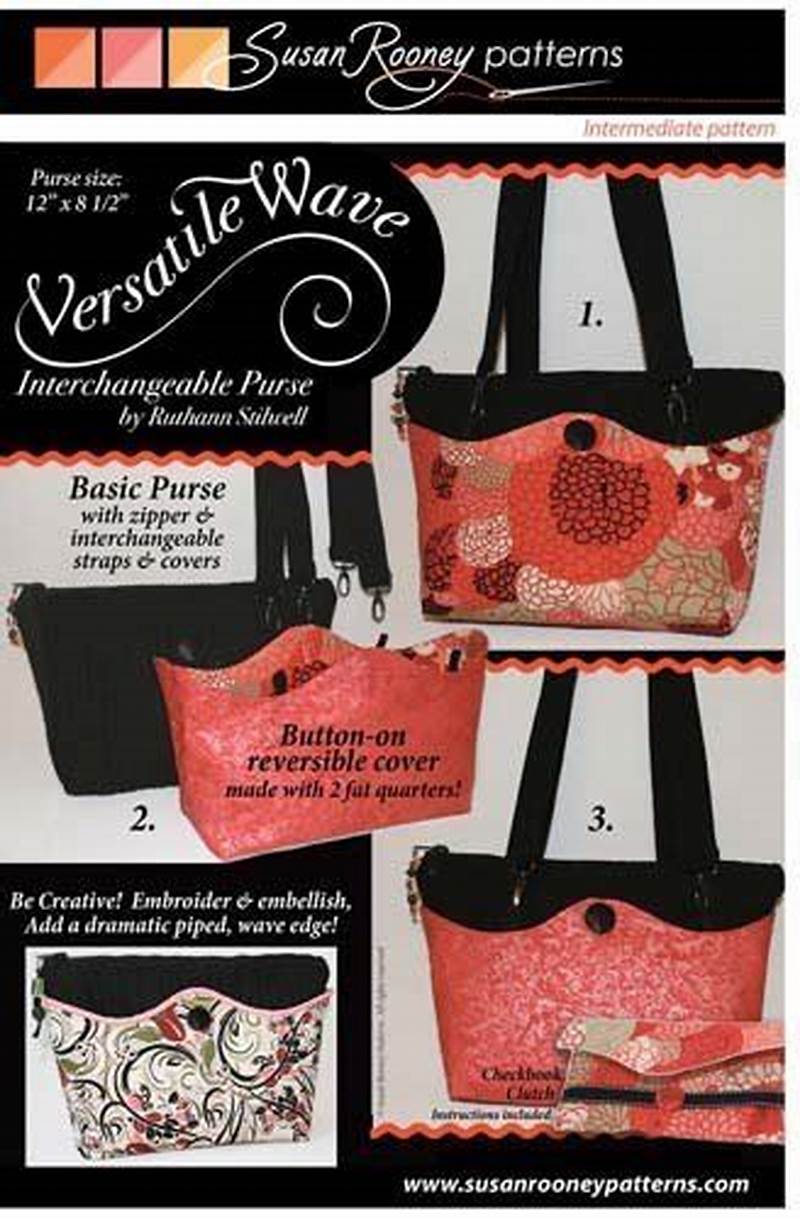 Versatile Wave Purse Pattern