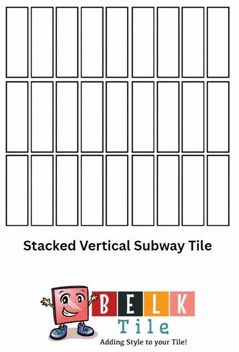 Vertical Stack Tile Pattern