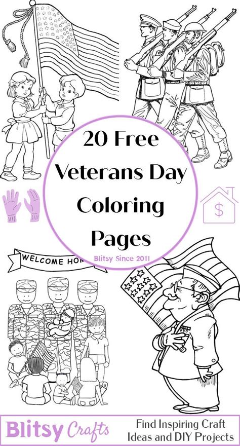 Veterans Day Coloring Pages Printable