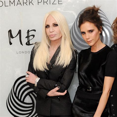 Victoria Beckham Donatella Versace