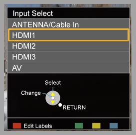 Input Sources