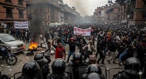 Video Kerusuhan Nepal