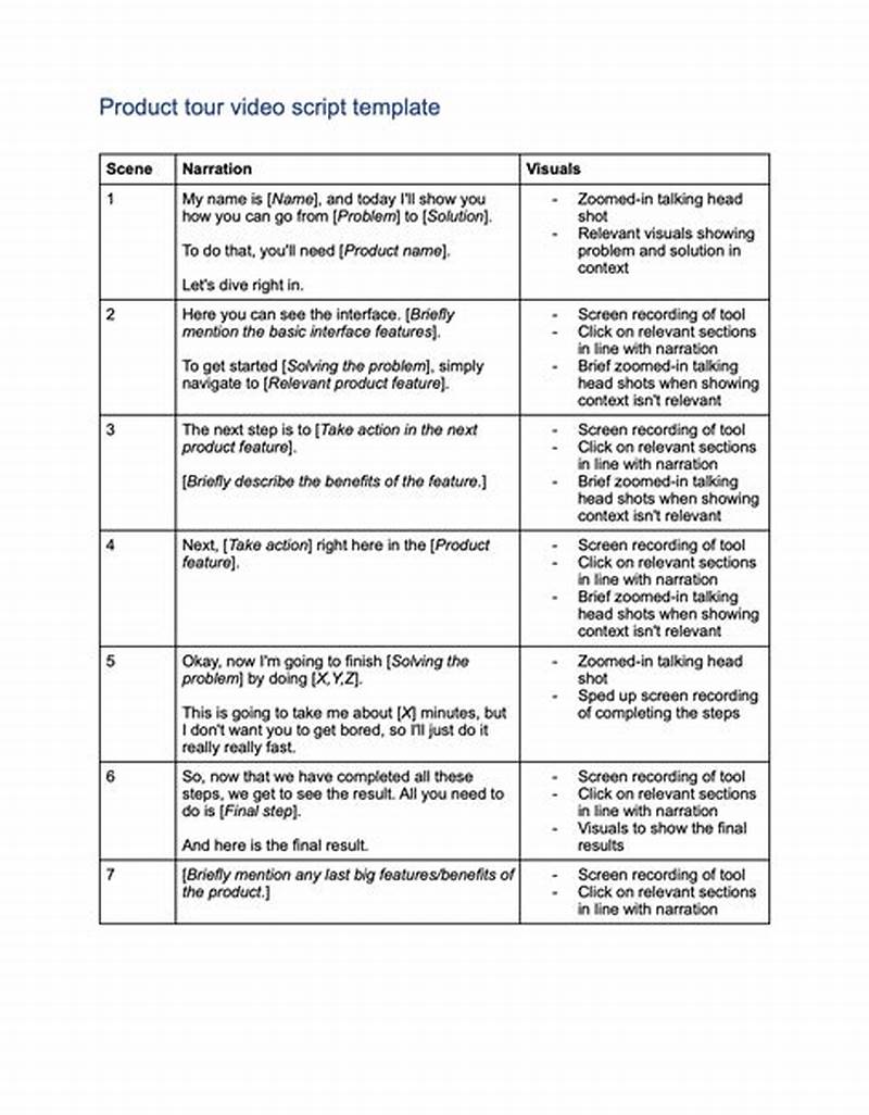 Video Script Templates