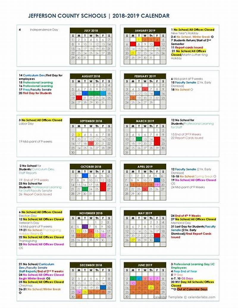 Virginia Tech Spring Calendar