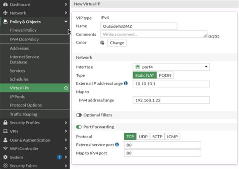 Virtual IP Configuration