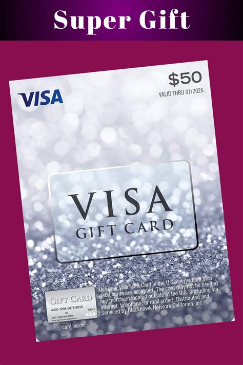 Visa Gift Card Printable