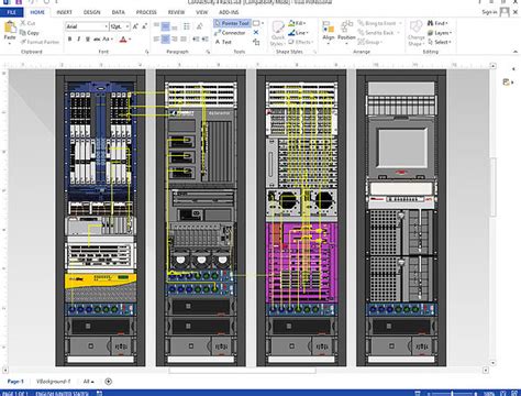 Visio Rack Template
