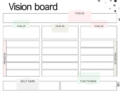 Vision Board Template Free Download