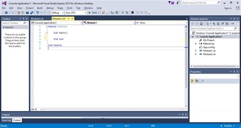 Visual Basic Console Application