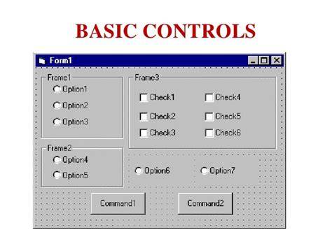 Visual Basic Controls