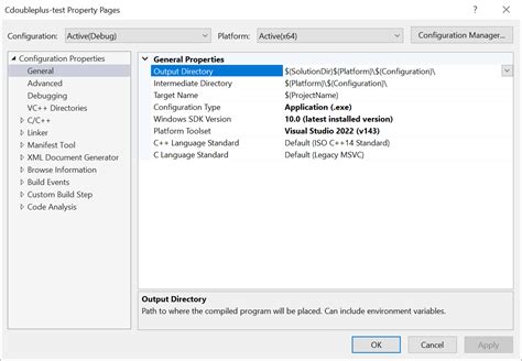 Project Property Pages