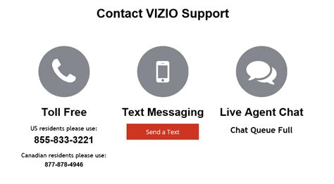 Vizio customer support chat