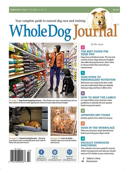 WHO publishes Whole dog Journal