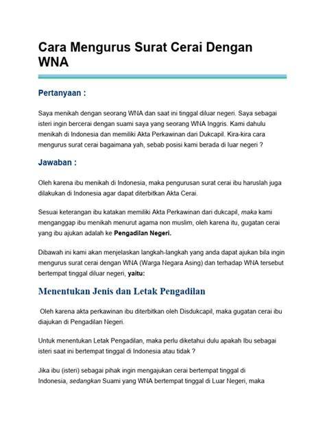 WNA mengurus dokumen