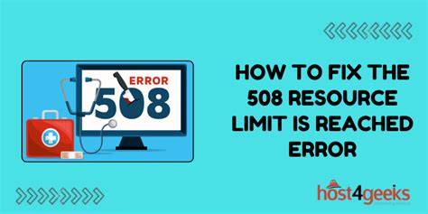 Waduh, Error 508 Resource Limit