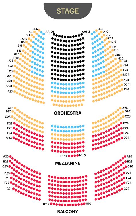 Walhalla Performing Arts Center Seating Chart