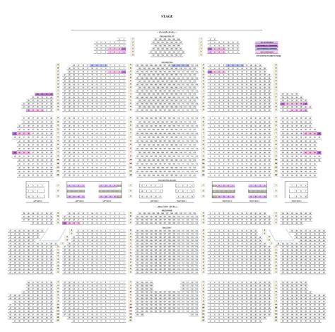 Wang Theater Boston Seating Chart