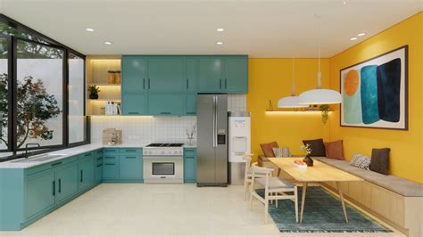 warna cerah untuk desain interior rumah 7 x 12