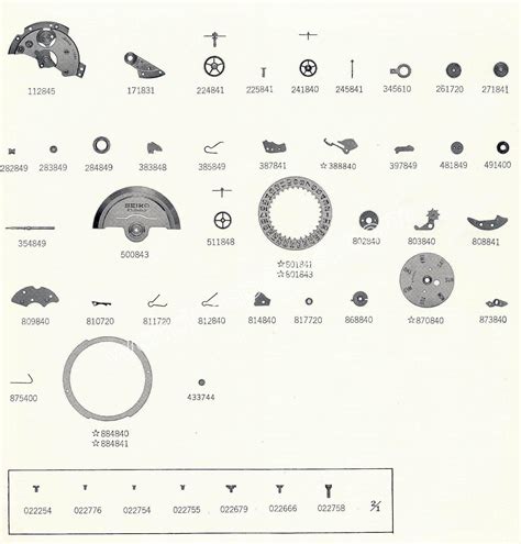 Watch Parts Catalogue