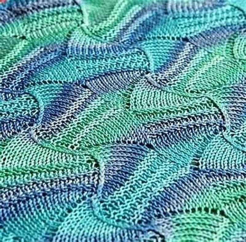 Wave Knitting Pattern