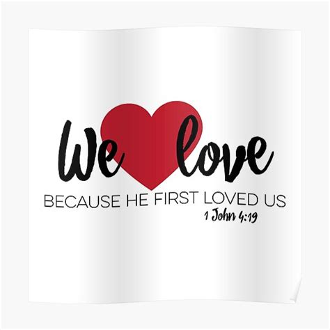 He First Loved Us Banner