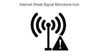 Weak network signal icon