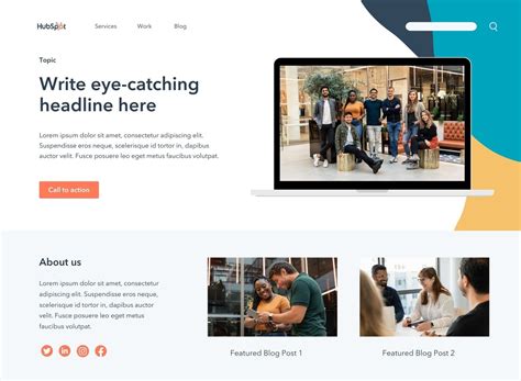 Web Landing Page Template