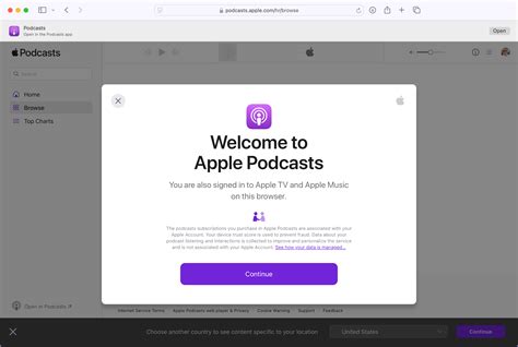 Web Player for Apple Podcasts