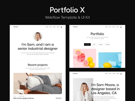 Webflow Portfolio Templates