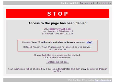 Website Blocked