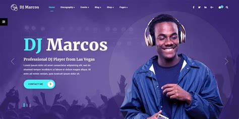 Website Dj Templates